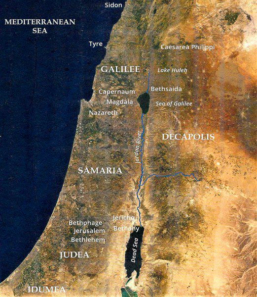 Mapping The Holy Land's Backstory 