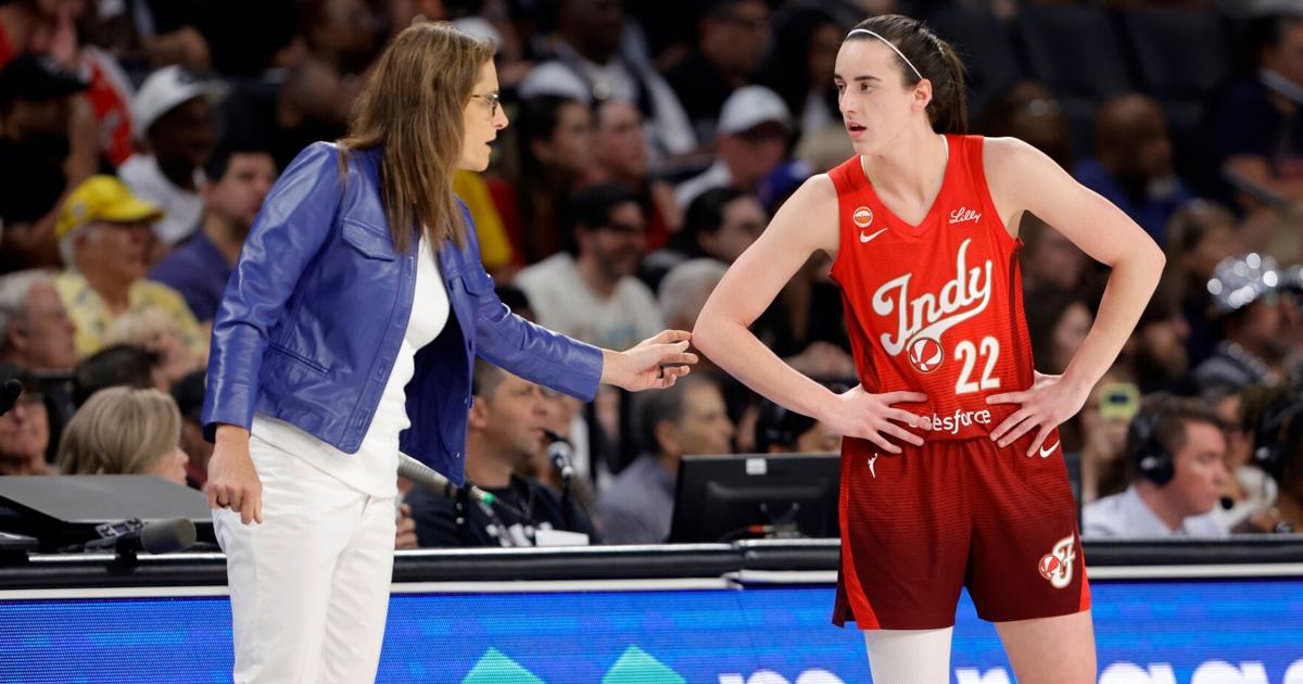 Caitlin Clark bounces into record books with 45 points and 10 assists