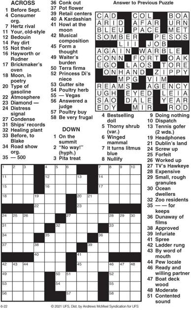 Comics, Puzzles: Tuesday, June 22, 2021 | Features | tribstar.com