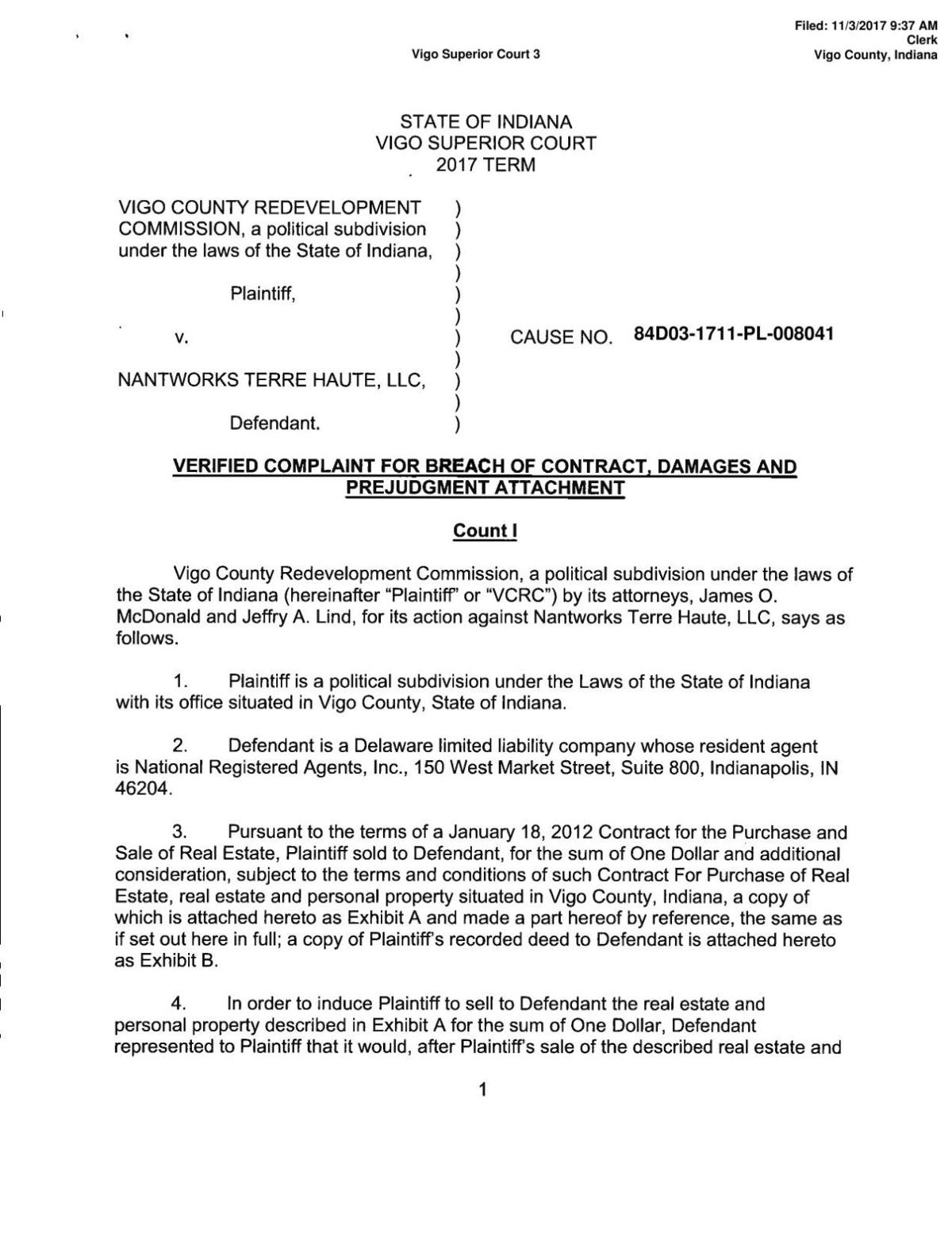 Dorsett Terre Haute >> Nantworks Complaint | | tribstar.com Dorsett Terre Haute >> Nantworks Complaint | | tribstar.com