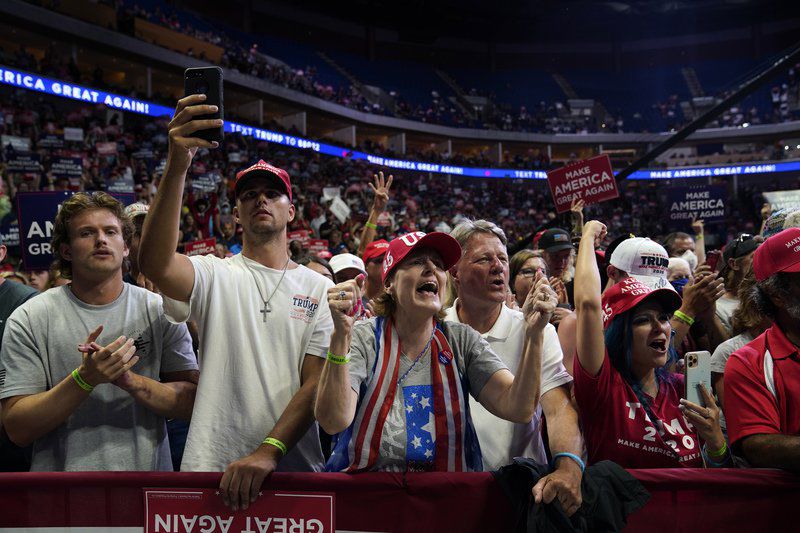 Trump Comeback Rally Features Empty Seats Staff Infections News