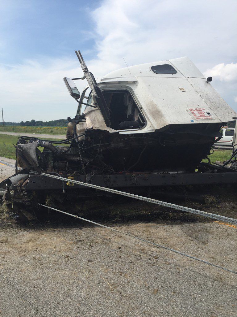1 injured in I-70 semi collision | News | tribstar.com