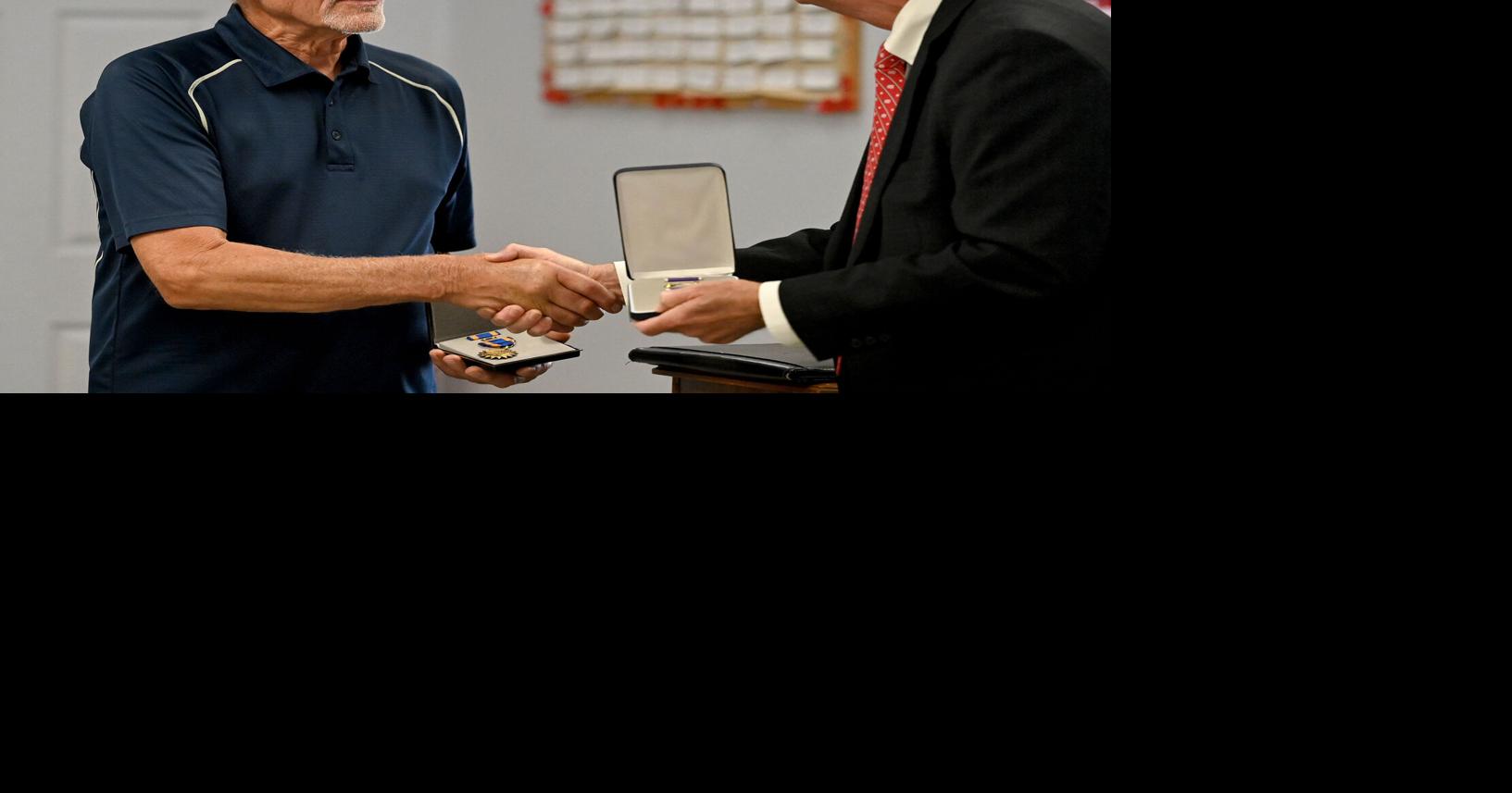 U.S. Army veteran receives Purple Heart Medal again | Local News ...