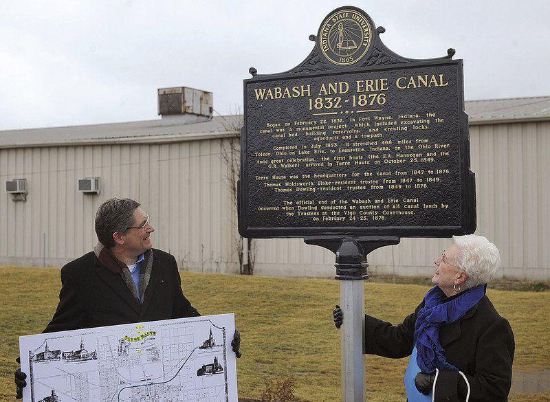 Marker Honors Roots Of Wabash Erie Canal S Th History Local News Tribstar Com