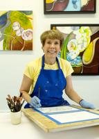 'Abstract illusions': Artist Cheryl Hahn returns to her roots with exhibition at Swope