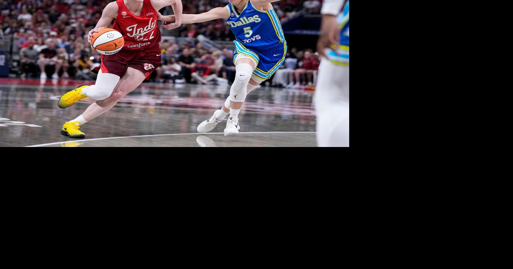Clark, Boston come up big in 2nd half, Mitchell tops 20 again as Fever pull away from Wings