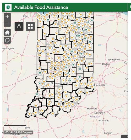 Map Available For Hoosiers Seeking Food Assistance Local News Tribstar Com