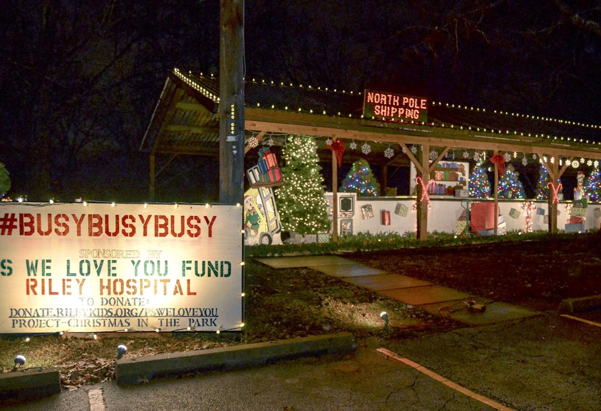 Deming Park Christmas Lights 2021