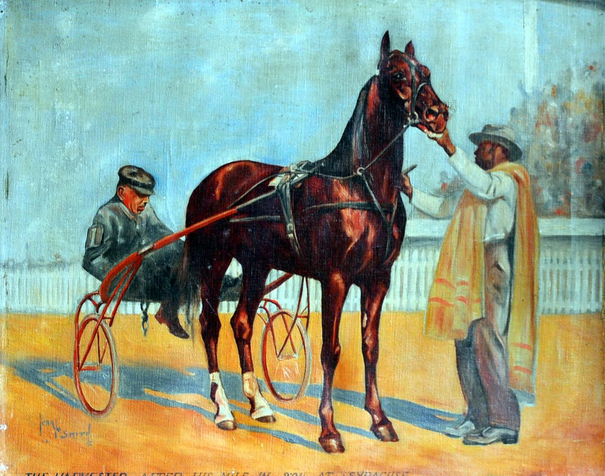 Painting Relates To Harness Racing History Lifestyles Tribstar Com