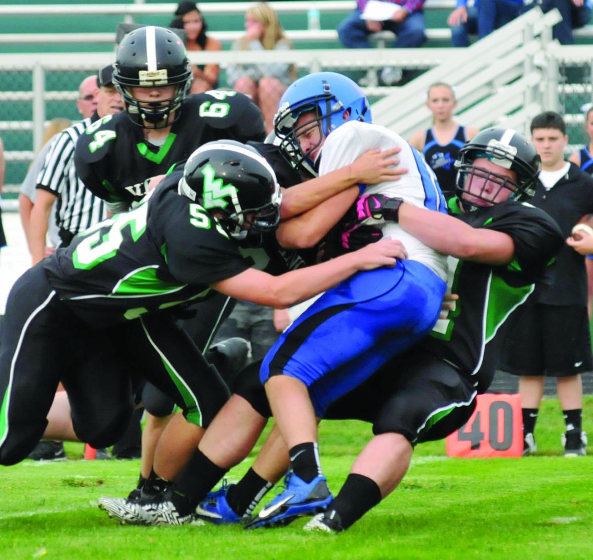 North Vermillion Falcons Show Wares Against West Vigo Vikings
