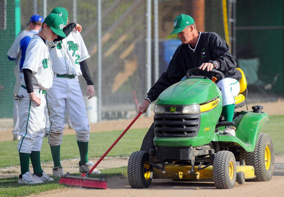 West Vigo baseball coach Steve DeGroote, 2012