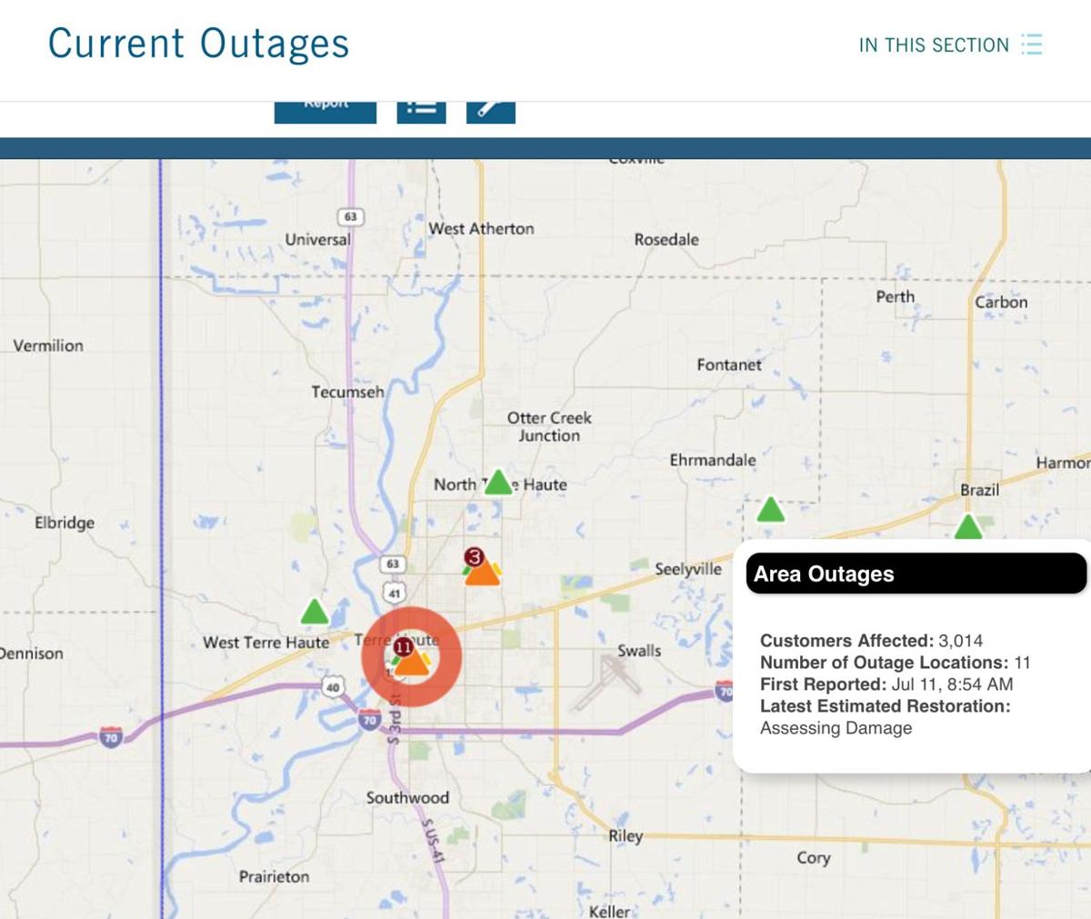 Power Outage Affects Terre Haute Area Duke Energy Customers News Tribstar Com