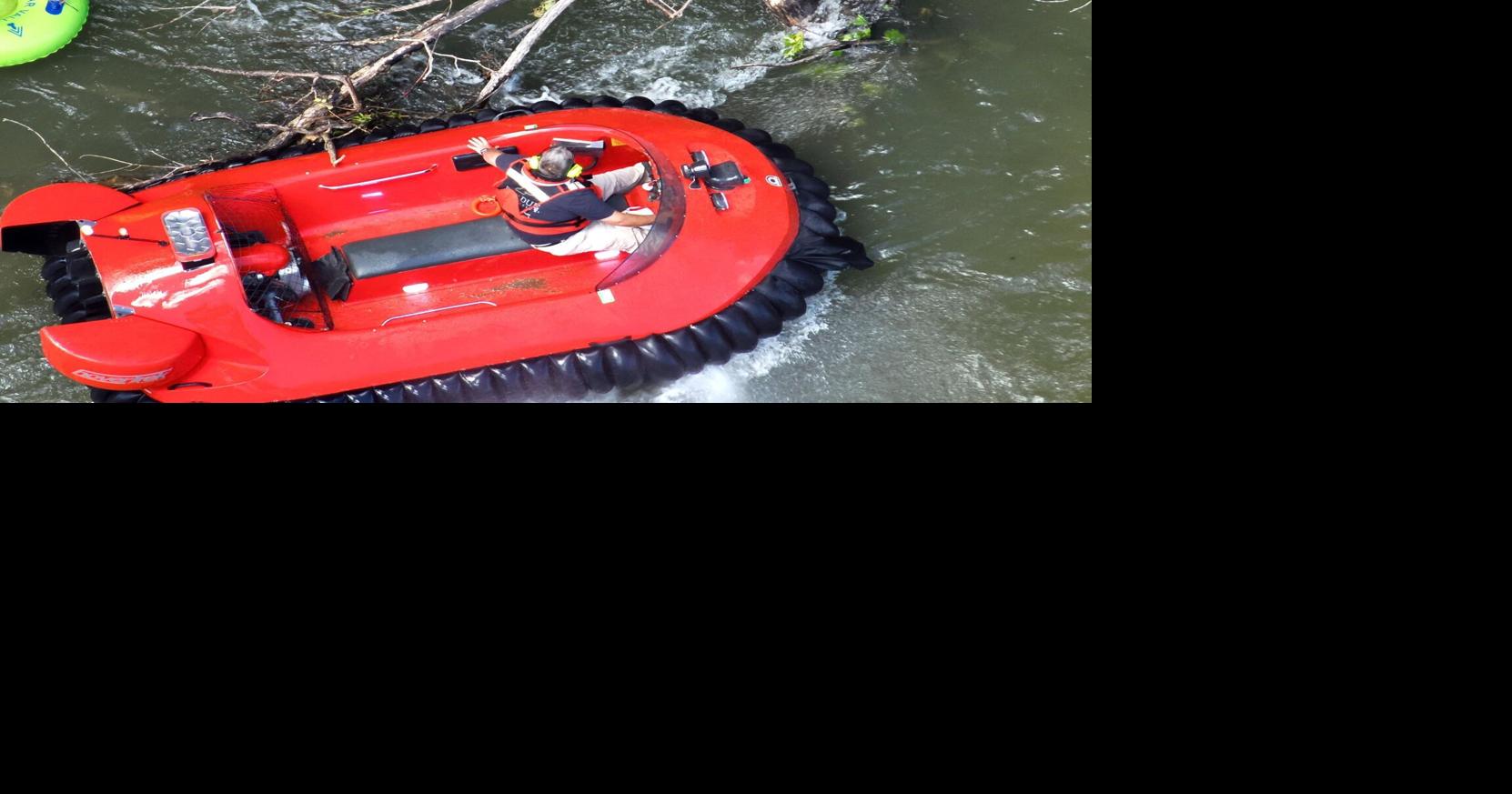 Emergency responders provide water rescue on Sugar Creek in Parke County