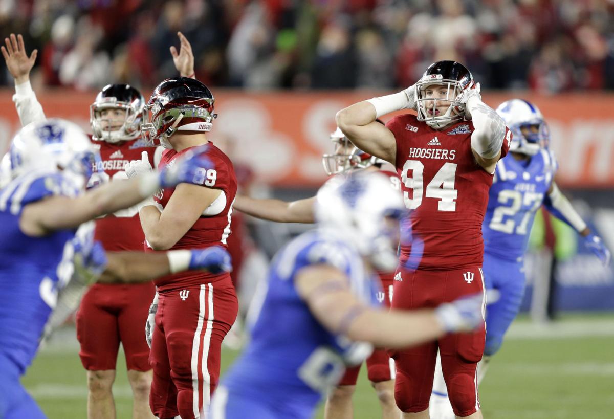 Was It Wide Duke Beats Indiana In Pinstripe Bowl 44 41 In Ot