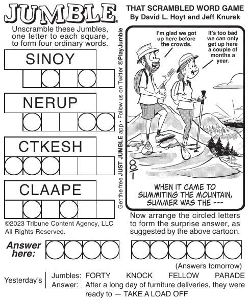 jumble080123.pdf | | tribstar.com