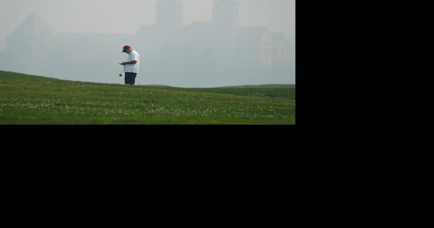 Wildfire smoke makes air unhealthy from the U.S. Midwest to East Coast. Officials say stay inside