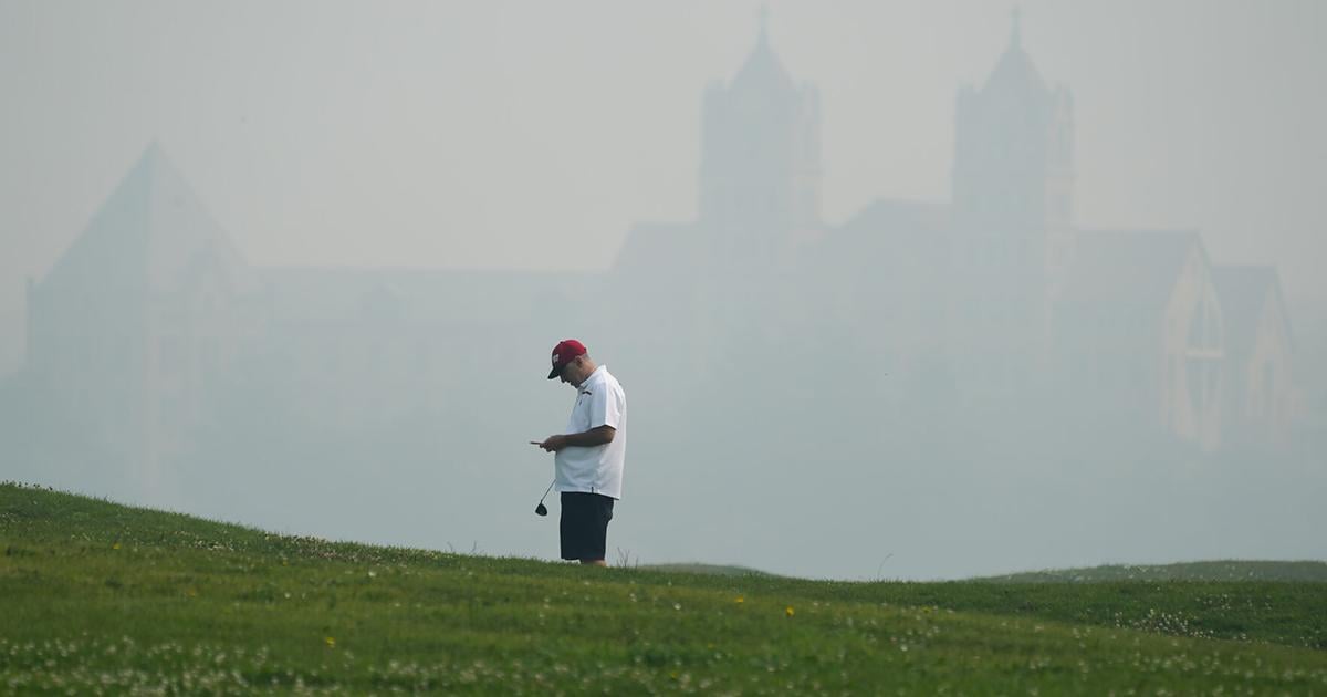 Wildfire smoke makes air unhealthy from the U.S. Midwest to East Coast. Officials say stay inside