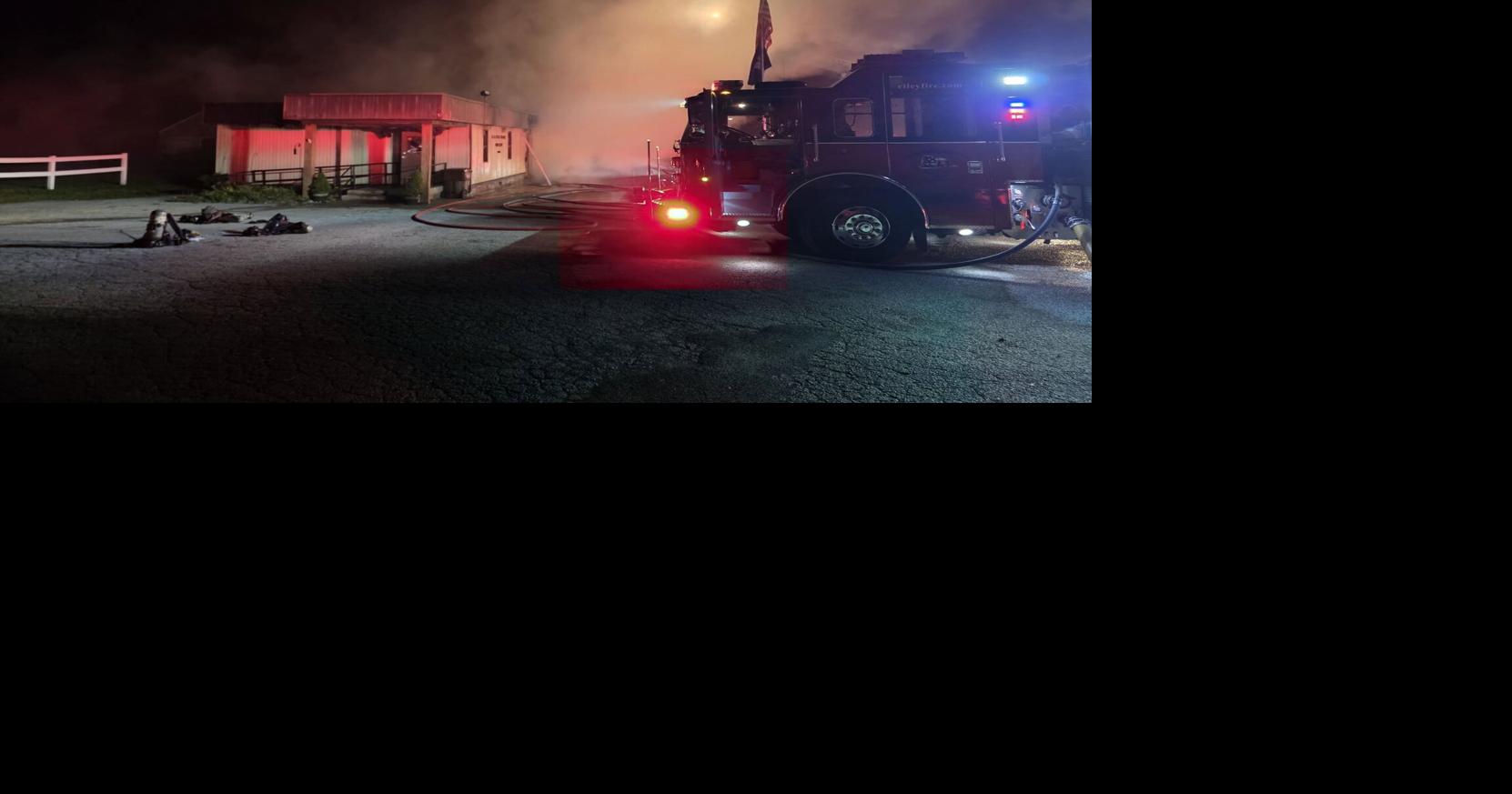Fire destroys post office on Indiana 46 in Riley | Local News ...