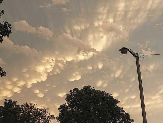 Those are called mammatus clouds