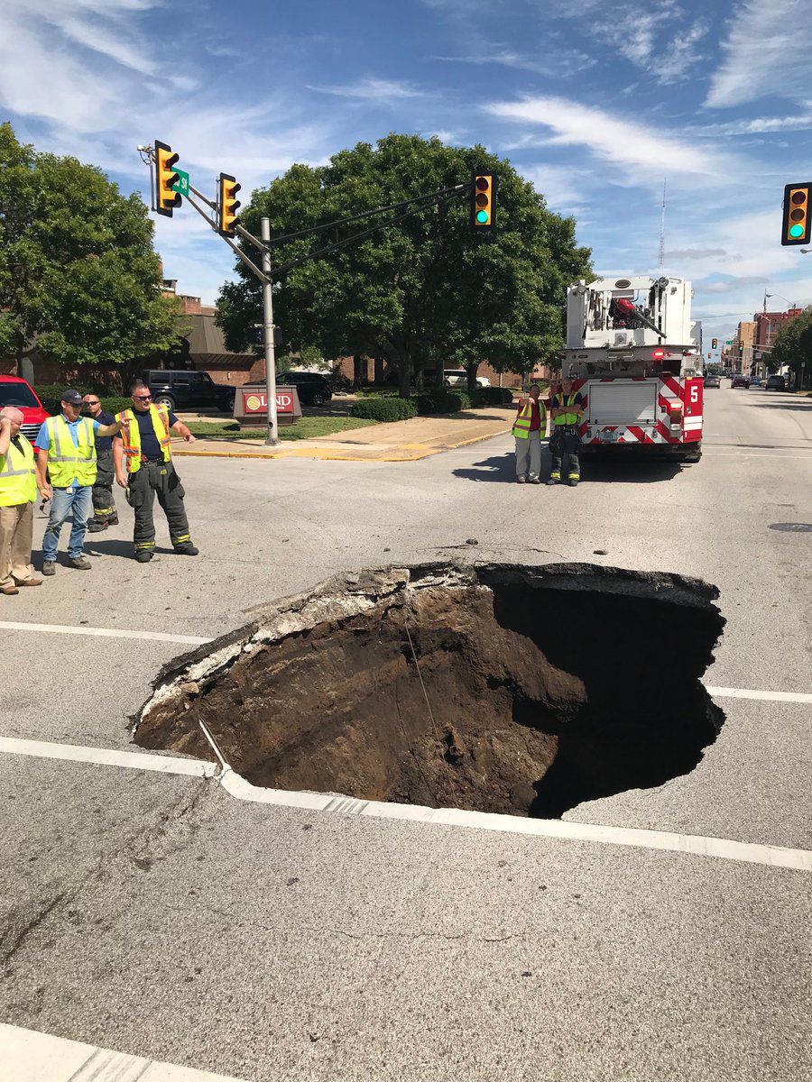City says downtown sinkhole will take 710 days to fix News