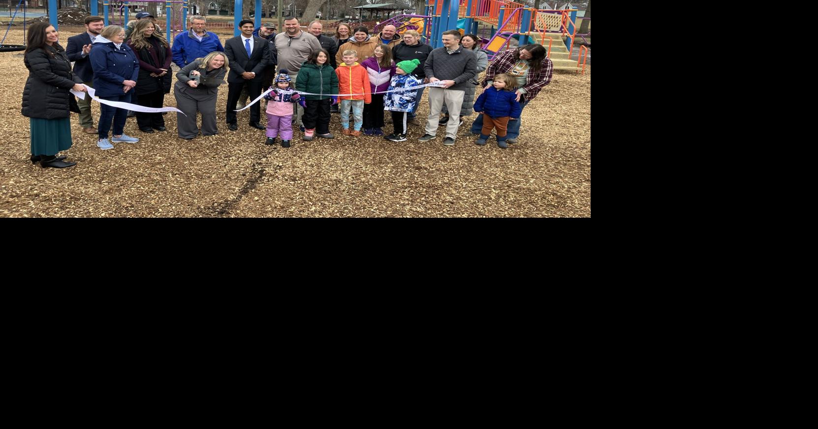 Collett Park's new playground equipment opens | Local News | tribstar.com