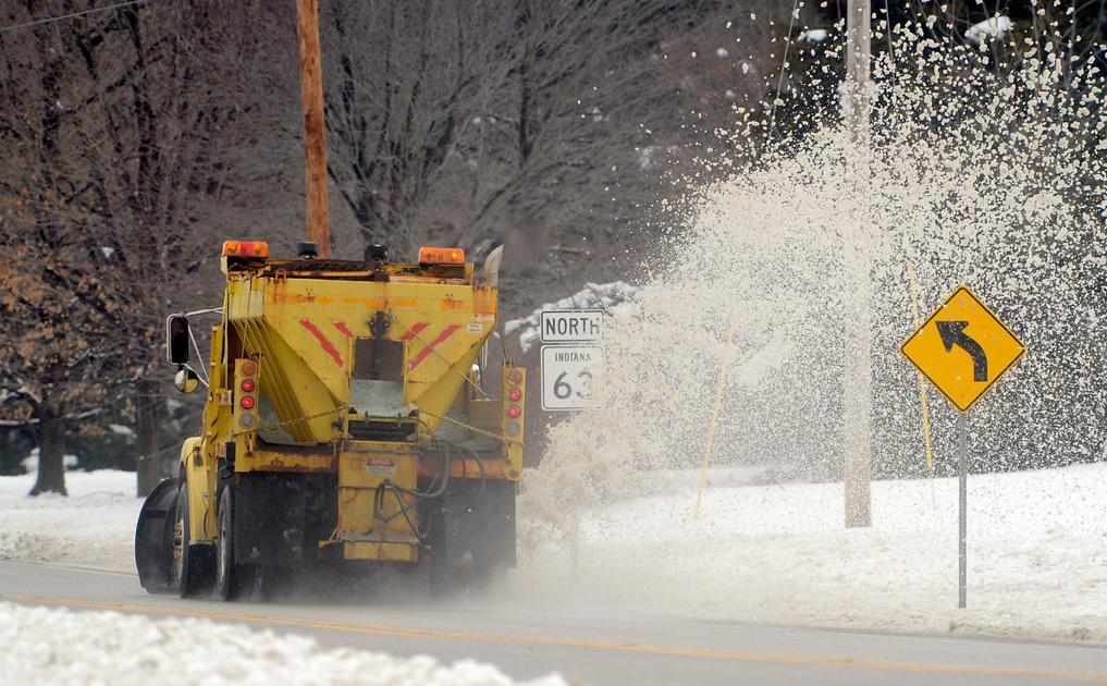 Indot S Yellow Salt Trucks Deployed Ahead Of Falling Temps