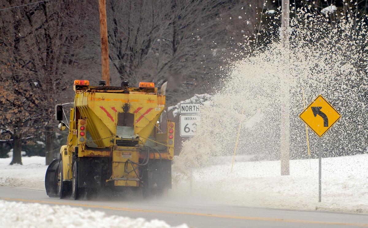 INDOT’s yellow salt trucks deployed ahead of falling temps Indiana
