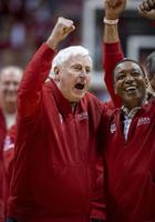 Knight makes emotional return to Assembly Hall