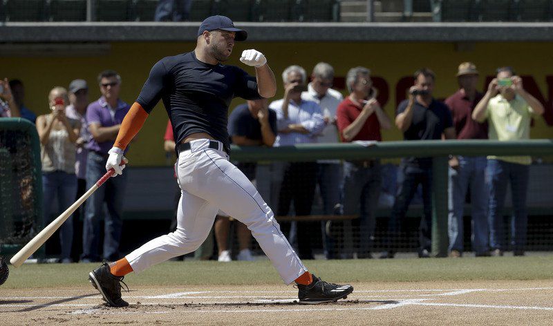 Baseball notes: Tim Tebow shows solid power, shaky skills in MLB workout