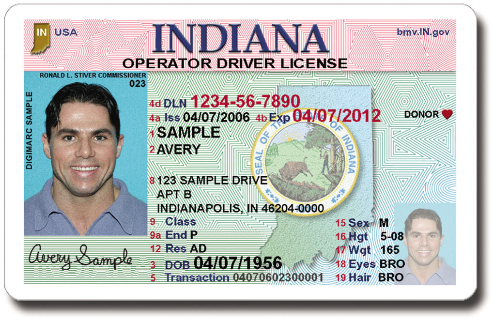 how can i find my drivers license number in indiana