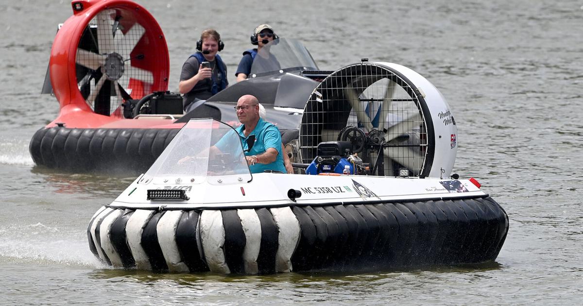 Smooth sailing: Hovercraft rally comes to Wabash River