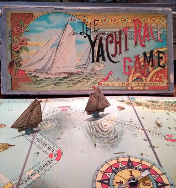 yacht race board game