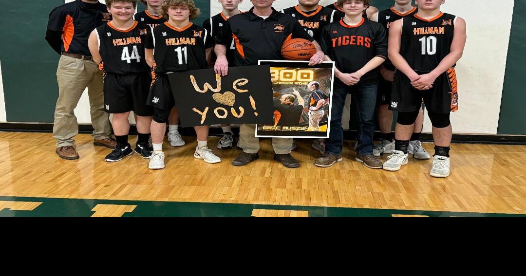 Hillman head coach Eric Muszynski earns 300th career victory as Tigers ...