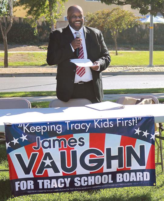 Vaughn runs to retain seat as TUSD trustee Tracy Press News
