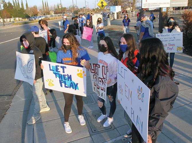 Student athletes rally for a 2021 sports season | Tracy Press sports ...