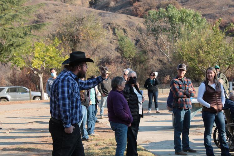 Del Puerto Canyon Zone Fire disaster relief meeting Patterson