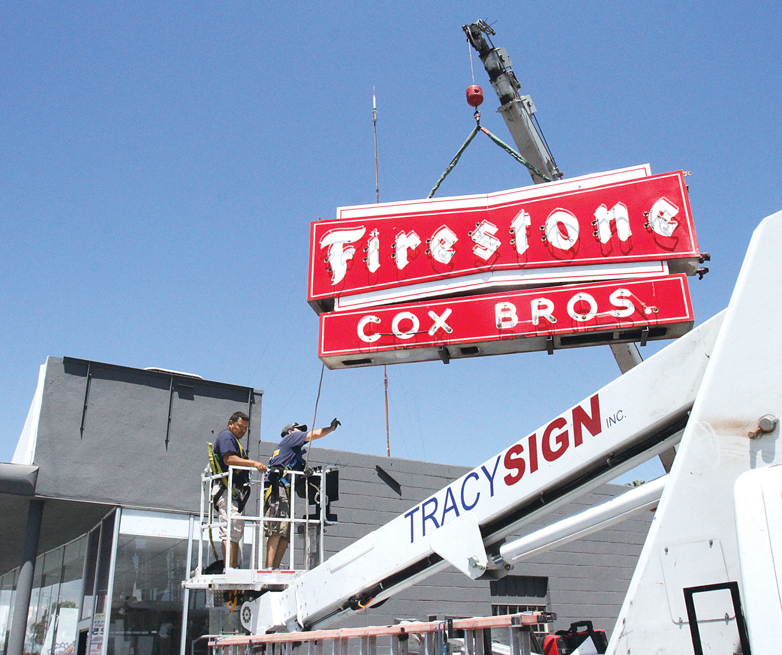 Vintage neon sign restored | Tracy Press Business News