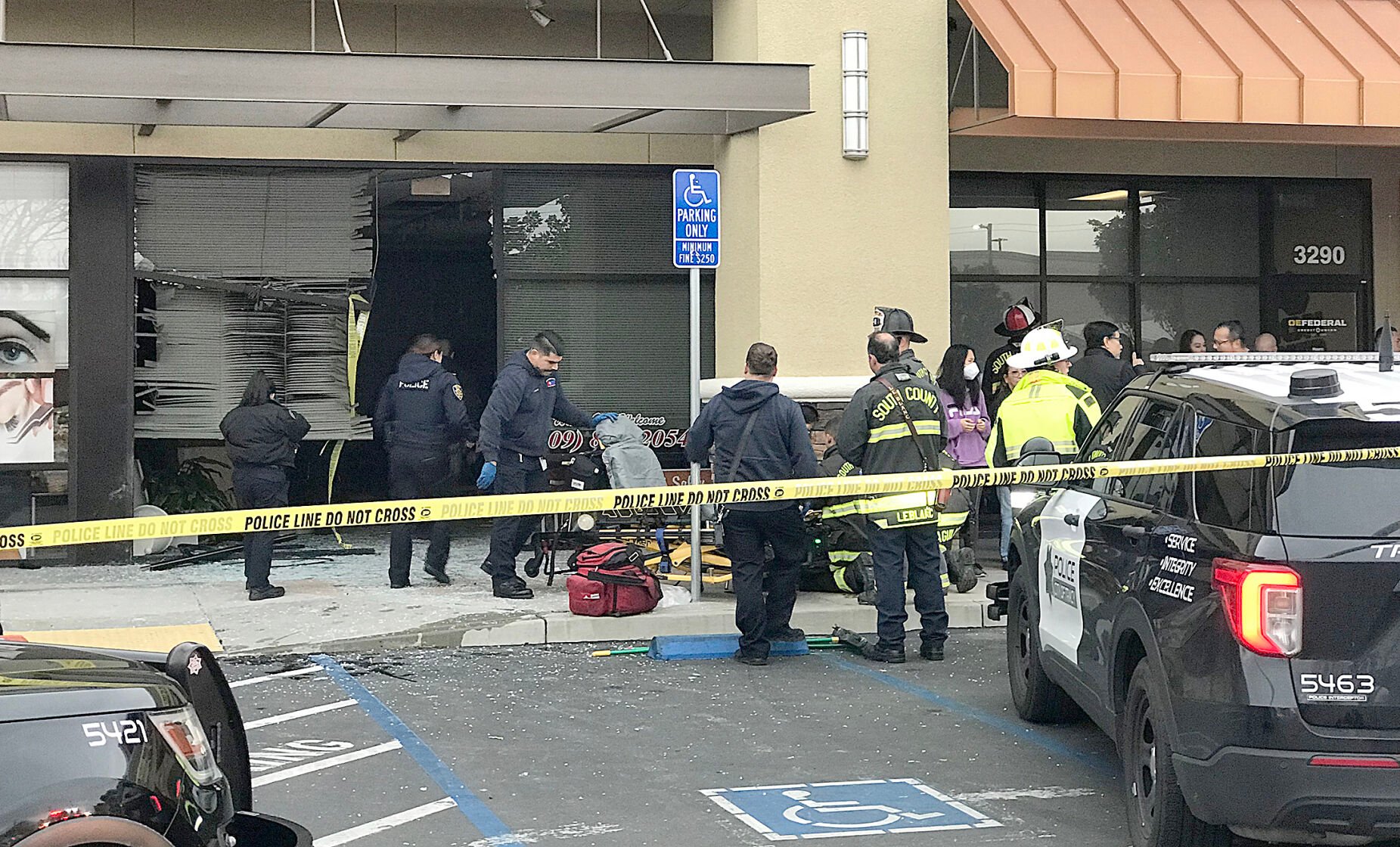 SUV Crashes Through Two Businesses Injuring Four | Tracy Press ...