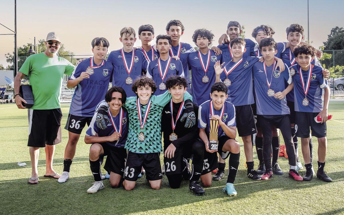 Soccer Tracy United Spartans champions of Stanford Classic Tracy