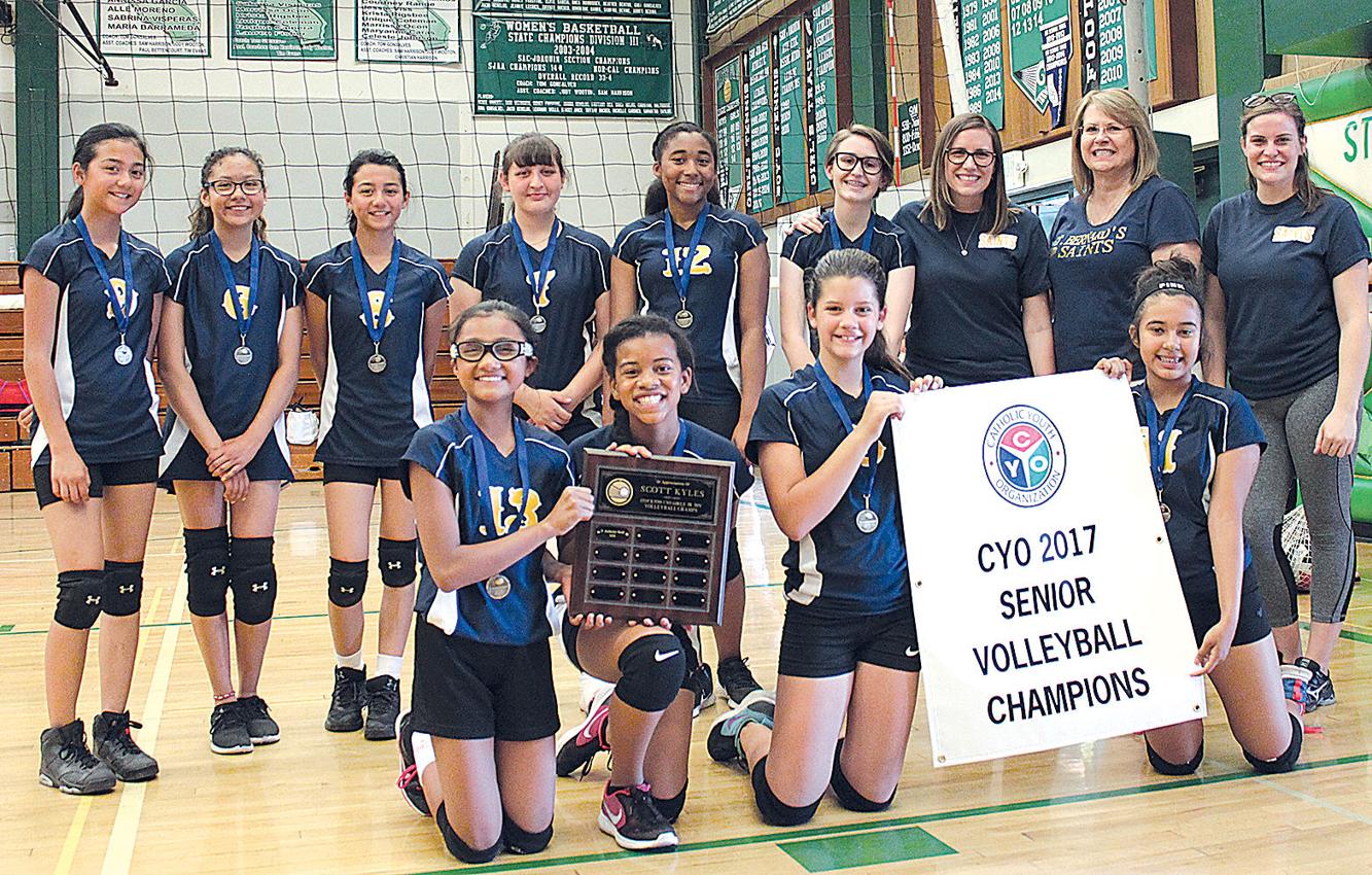 CYO volleyball champs Tracy Press