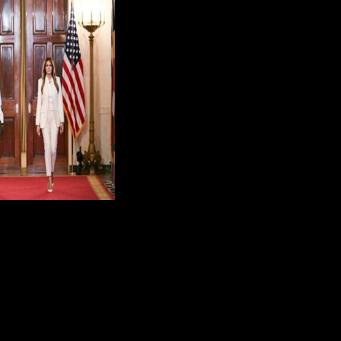 First Robot: Melania Trump brings droid to White House event