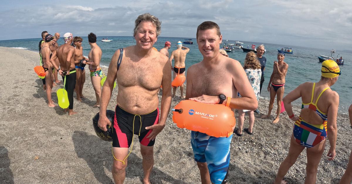 Local swimmer completes Messina Strait event