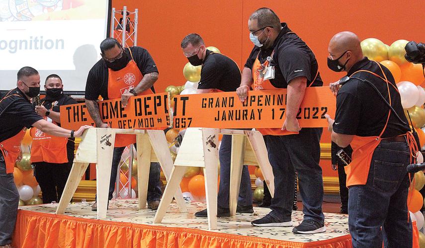 Home Depot celebrates new fulfillment center in the International Park of Commerce. Tracy