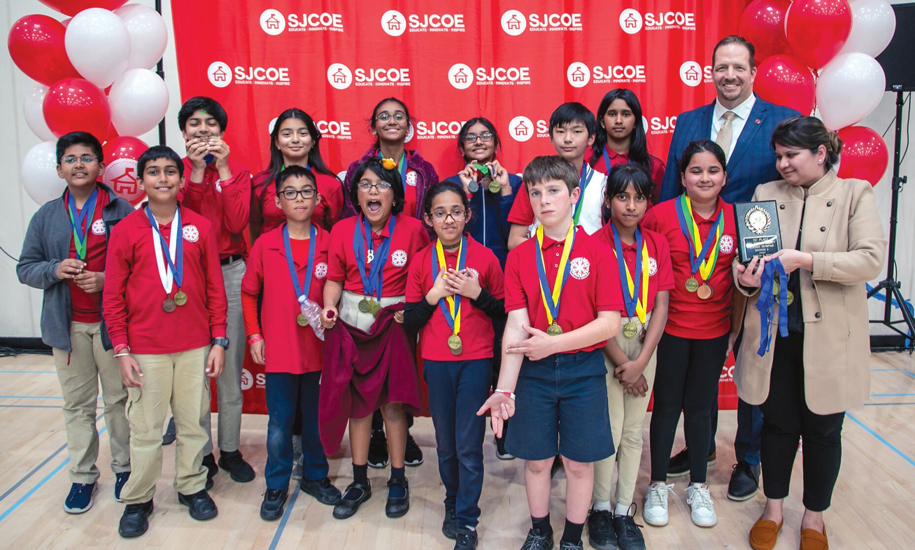Red Team from Montessori School of Tracy Secures Victory in Science Olympiad