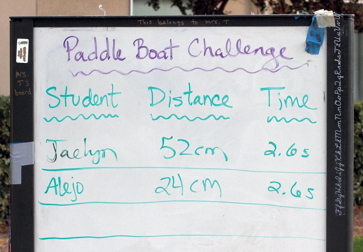 Students float their STEM skills in paddle boat challenge at North