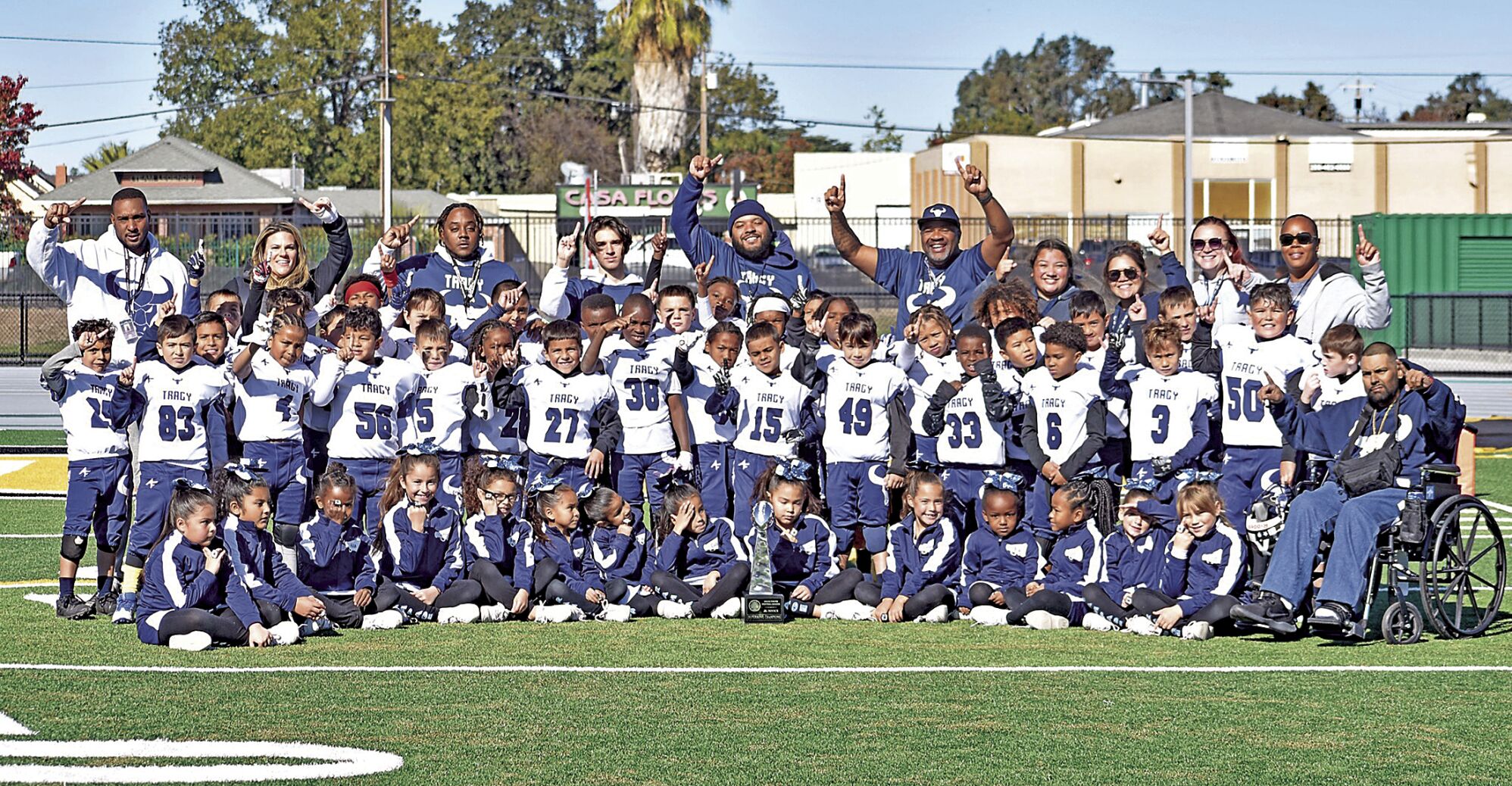 Tracy Rampage Delta Youth Football League Super Bowl Tracy