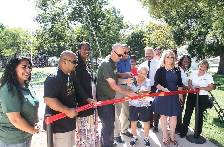 Southside community celebrates return of McDonald Park splash pad