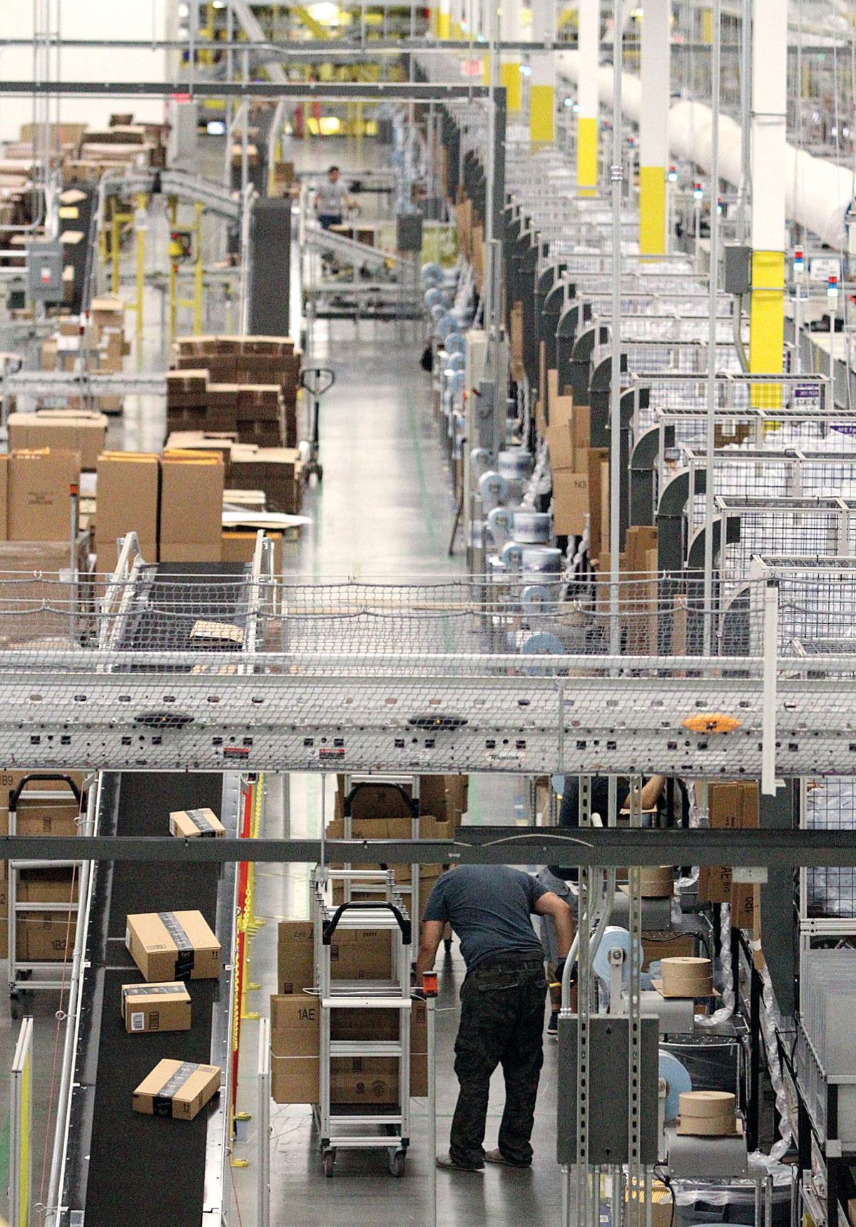 A view inside Amazon Tracy Press