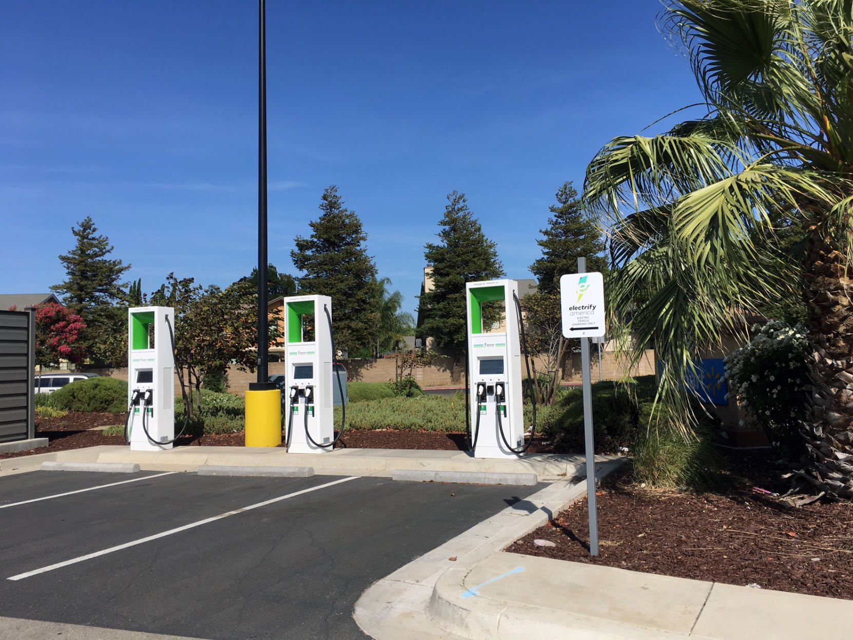 Walmart ev deals charging station cost