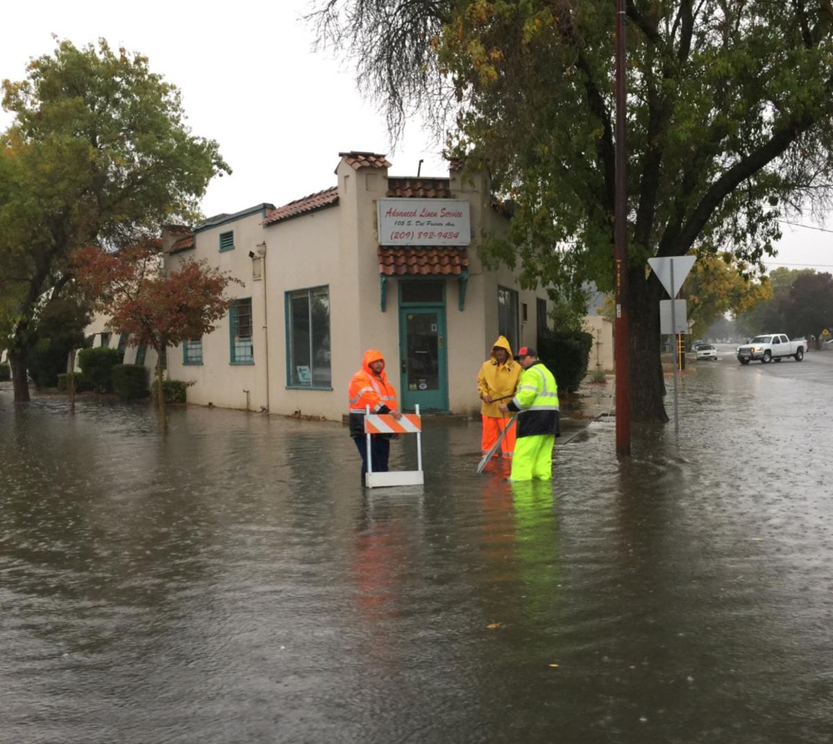 When it rains, it floods Patterson Irrigator